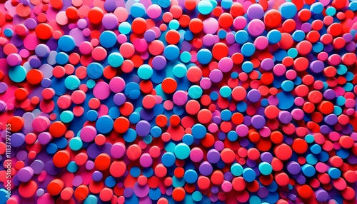 Colorful abstract bokeh background for creative projects	