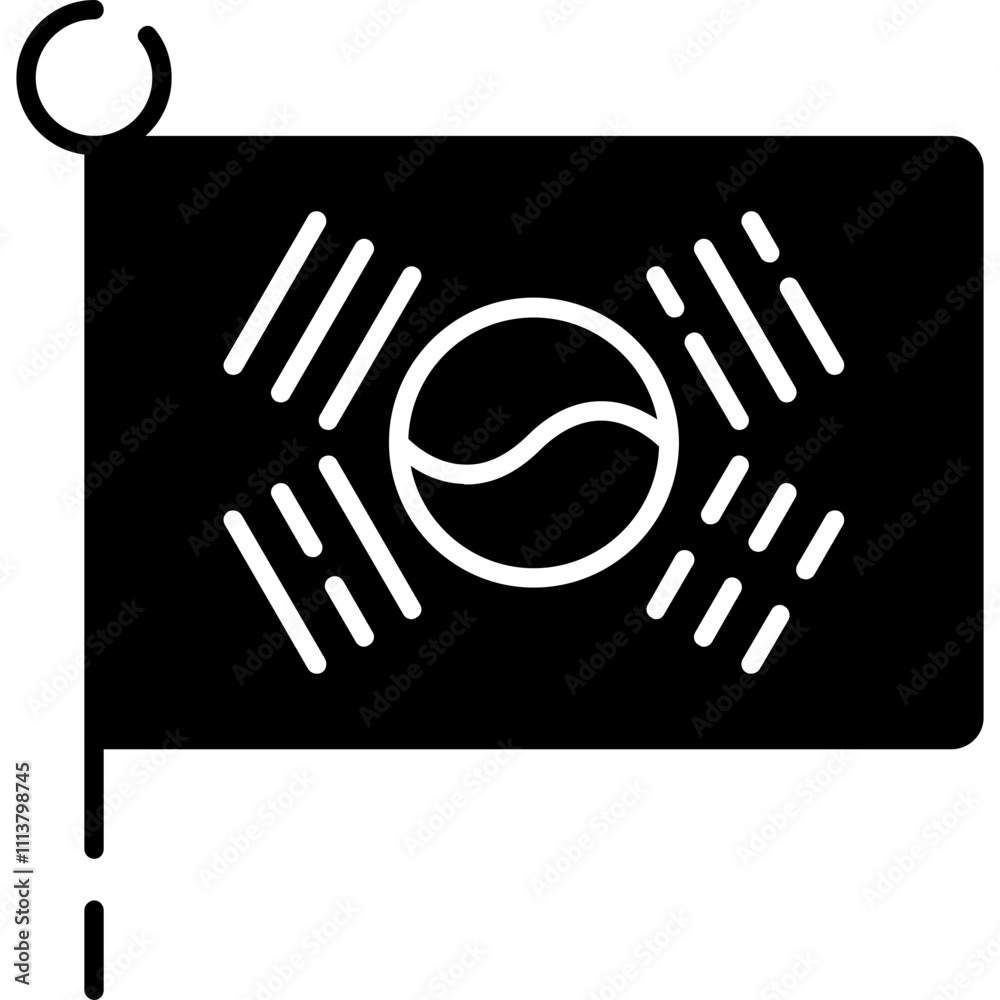 Korea, South Flag Icon Korea, South Flag Icon