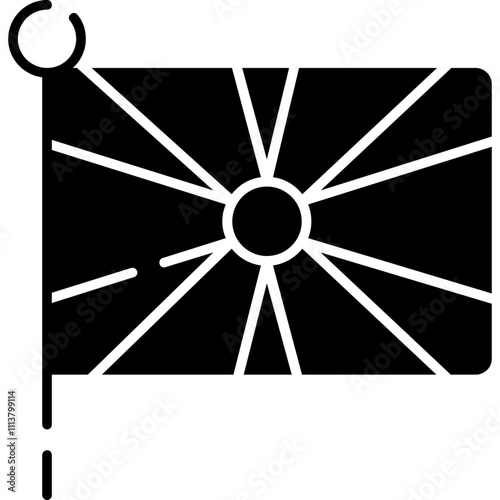 North Macedonia Flag Icon