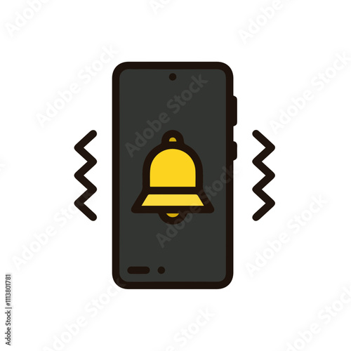 Wallpaper Mural Warning attention icon symbol vector image Illustration Torontodigital.ca