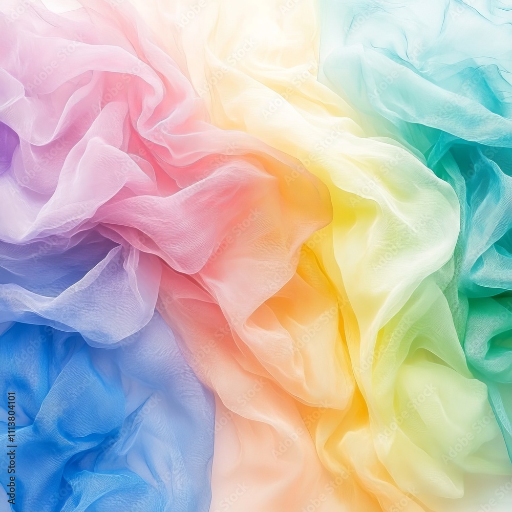 Obraz premium Colorful pastel fabric texture background.