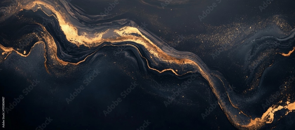 Black marble texture with golden veins, black and gold pattern of natural stone wall surface. Abstract background.
Black marble texture with golden veins, black and gold pattern of natural stone wall surface. Abstract background.