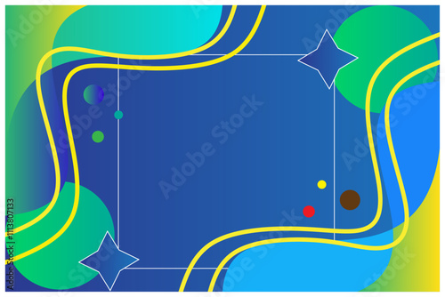 Colorful wavy abstract background design