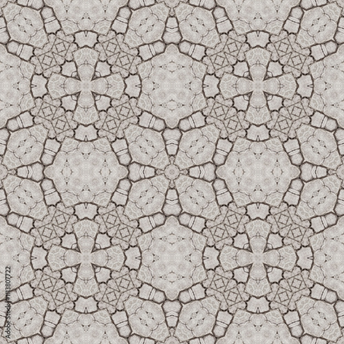 seamless abstract square pattern. texture symmetrical kaleidoscope. background creative