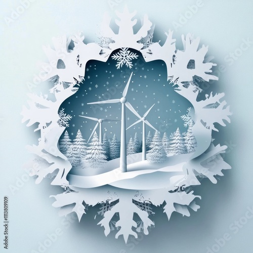 clean white background near the big snowflake 