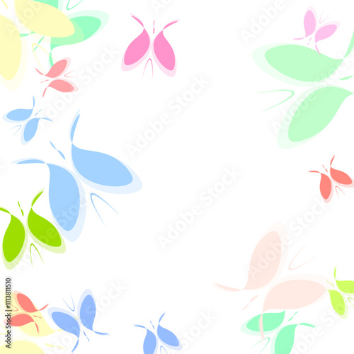 butterfly and flowers