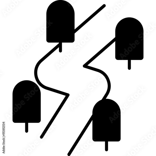 Snow Tracks Icon