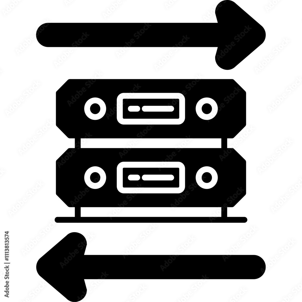 Data Migration Icon Data Migration Icon