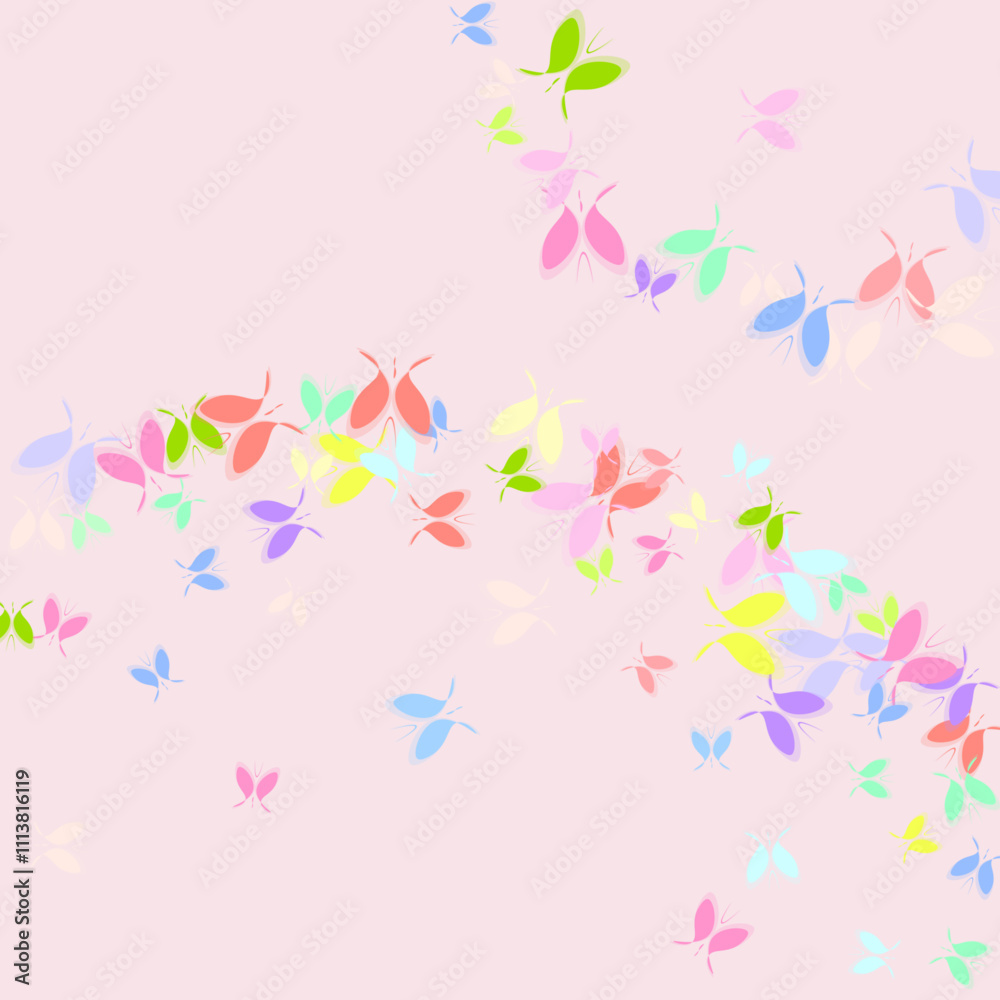 background with butterflies