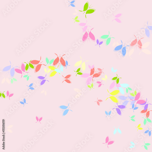 Wallpaper Mural background with butterflies Torontodigital.ca