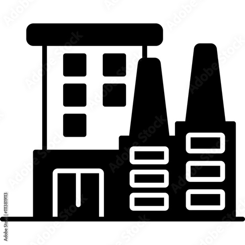 Manufacturing Plant Icon