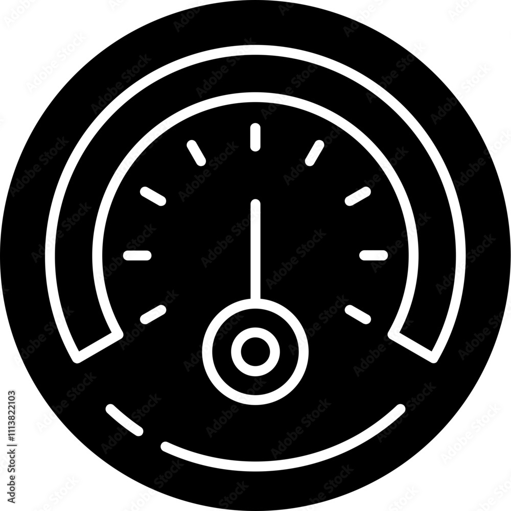Gauge Chart Icon Gauge Chart Icon