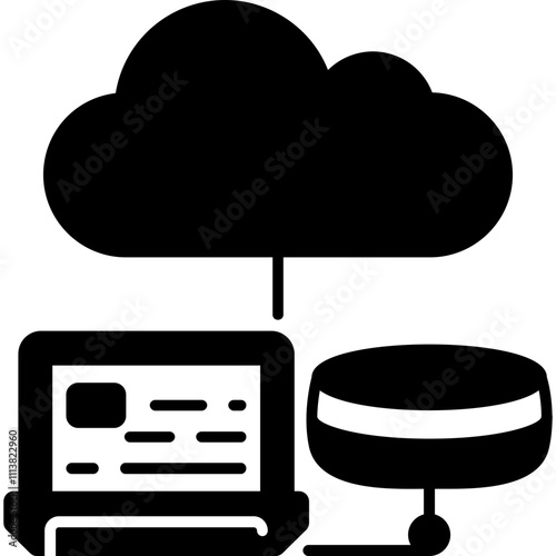 Cloud Computing Service Icon