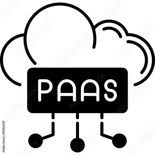 Cloud PaaS Icon