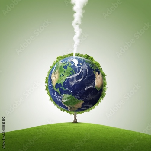 green earth  concept isolated photo