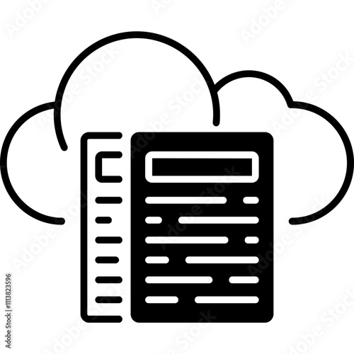 Cloud Service Level Agreement Icon