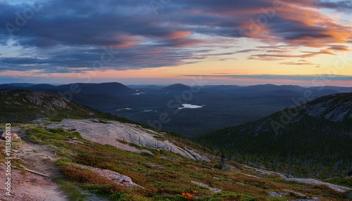 Highland Views: A Dusk Perspective from Nova Scotia’s Skyline Trail