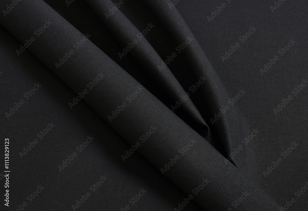 Obraz premium Elegant Black Fabric Texture