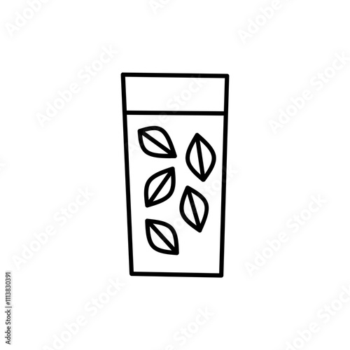 Simple Set of Coffee and Tea Related Vector Line