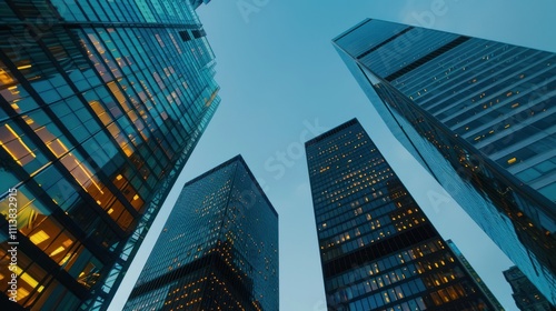 Wallpaper Mural Skyscrapers Reaching for the Sky Torontodigital.ca