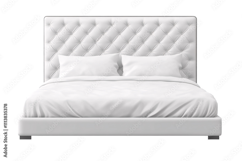 a white bed with pillows a white bed with pillows