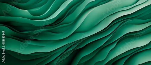 Abstract organic green lines as wallpaper background