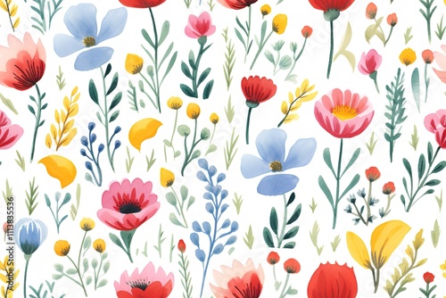 floral seamless pattern 