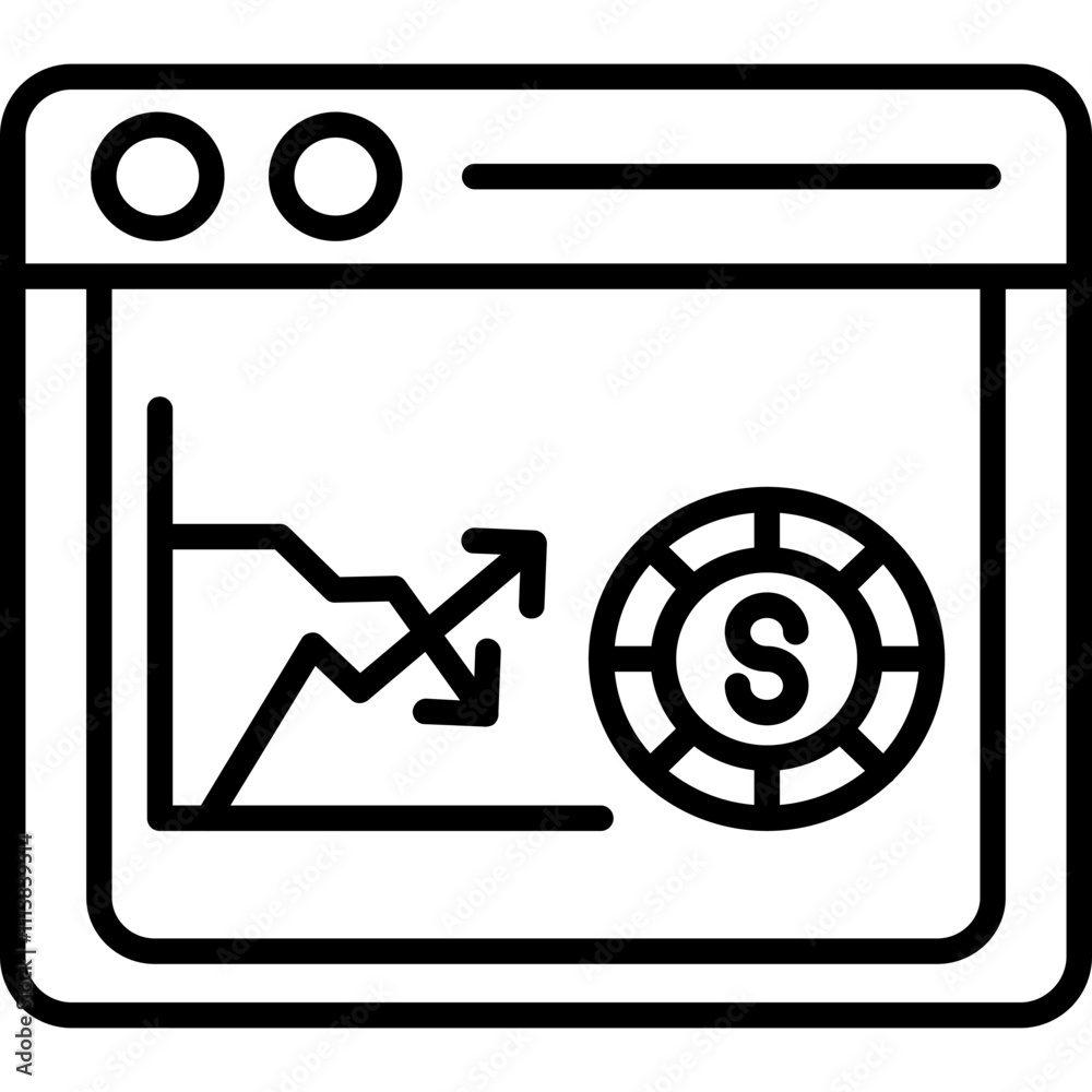Stock Market Icon Stock Market Icon