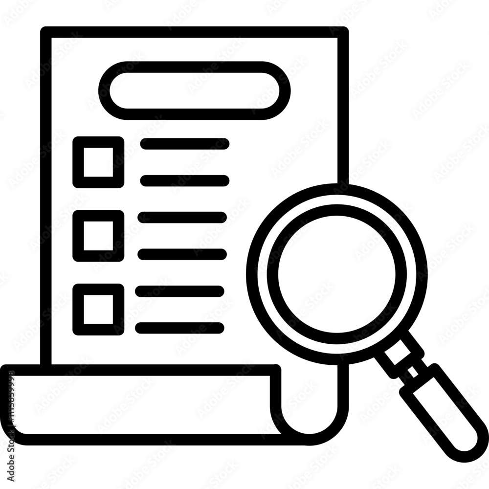 Search Taxes Icon Search Taxes Icon