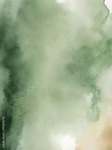 water color green abstract background 9