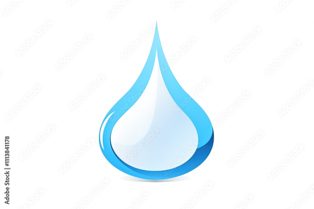 Vector Single Blue Shiny Water Drop Isolated on the White Background . Logo Design .
Vector Single Blue Shiny Water Drop Isolated on the White Background . Logo Design .