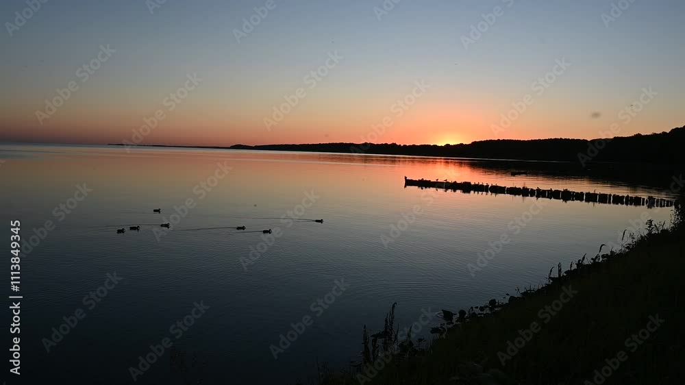 Abend am Stettiner Haff Abend am Stettiner Haff