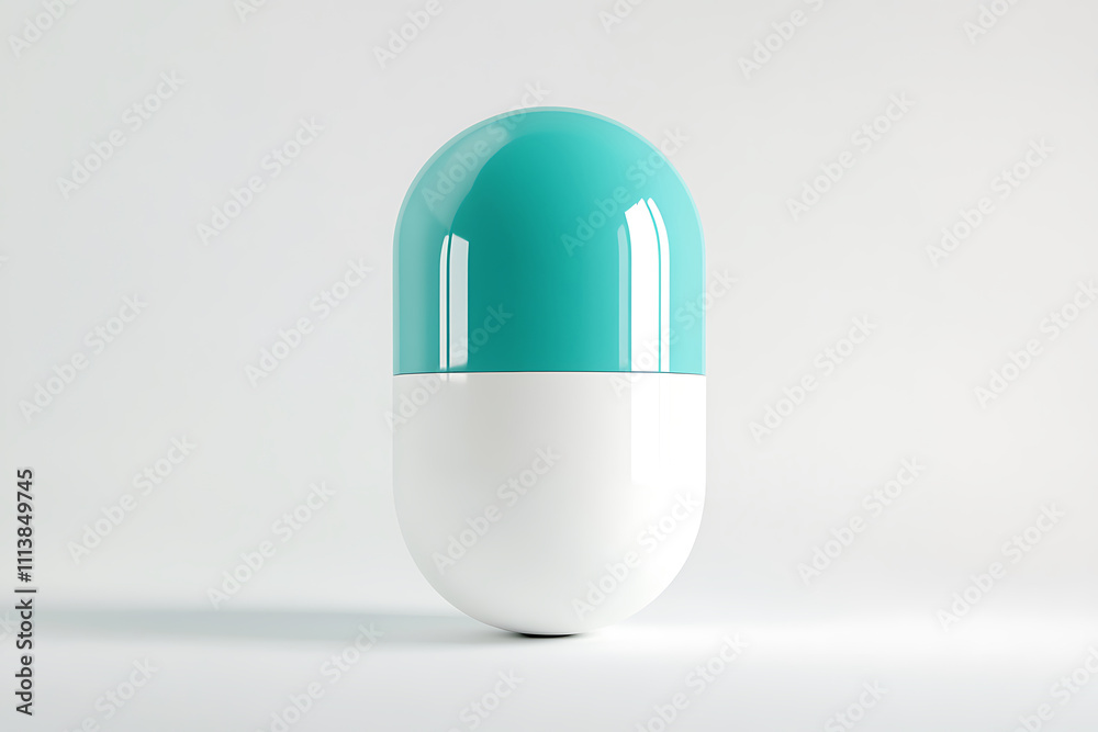 Close-up of pill capsule on white background. Close-up of pill capsule on white background.