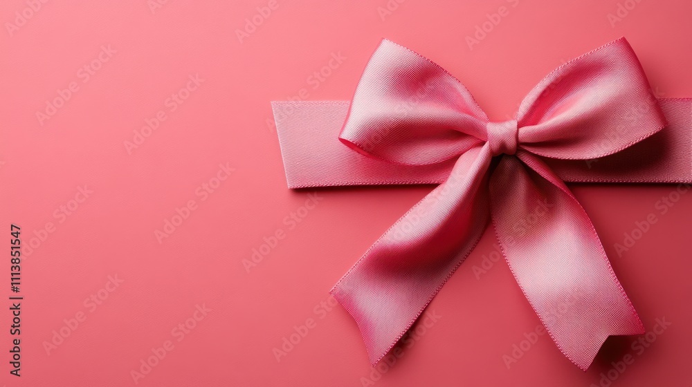 The Elegant Pink Ribbon Bow The Elegant Pink Ribbon Bow