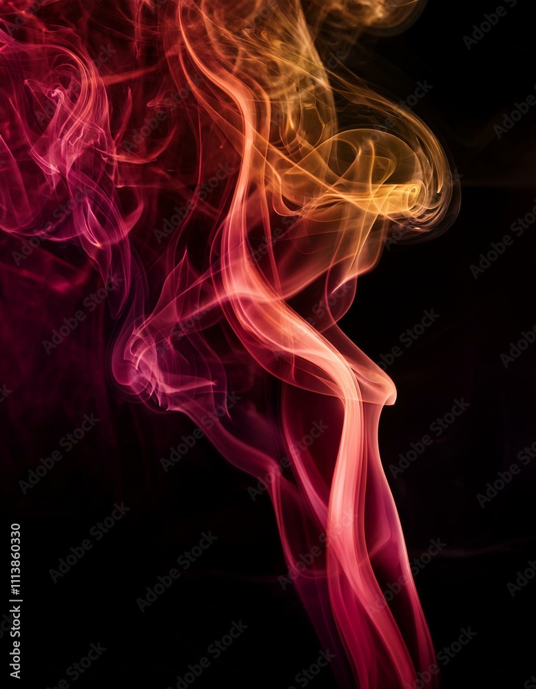 Obraz premium abstract colorful smoke