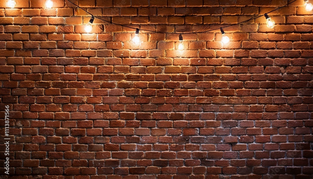 Old brick wall with garlands. Christmas background Old brick wall with garlands. Christmas background