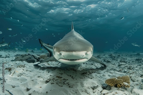 bull  bull shark  carcharhinus leucas  Bega lagoon  Fiji photo