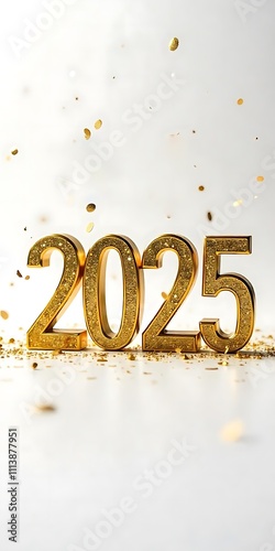 Wallpaper Mural Celebrate 2025 in Style. Stunning Golden Numerals and Festive New Year Design Ideas Torontodigital.ca