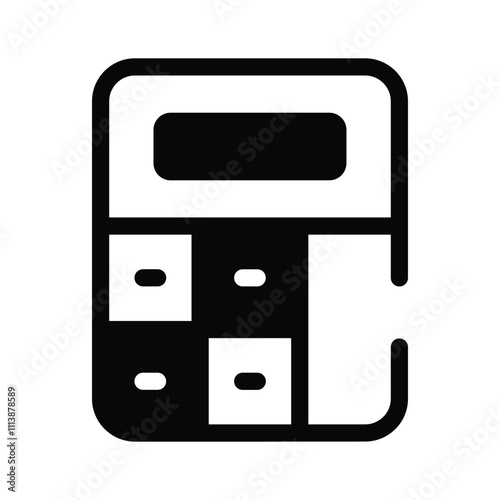 A calculator symbolizing mathematical calculations or finances