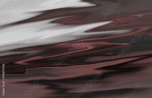 Trendy abstract colorful liquid background. Red and white chocolate. 