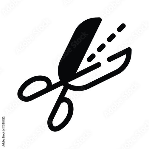 Scissors symbolizing cutting or editing tools