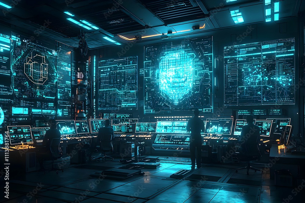 Futuristic Control Room: Monitoring Data Streams Futuristic Control Room: Monitoring Data Streams