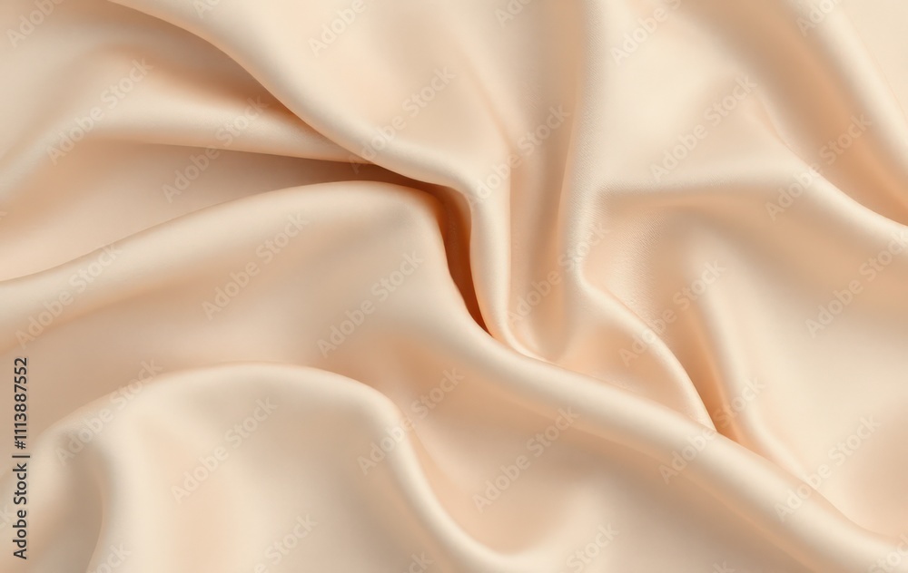 Elegant Satin Fabric Texture in Pale Cream Elegant Satin Fabric Texture in Pale Cream