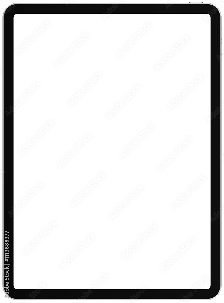 Tablet pc blank transparent screen mockup template. Modern portable computer device black frame PNG illustration Tablet pc blank transparent screen mockup template. Modern portable computer device black frame PNG illustration