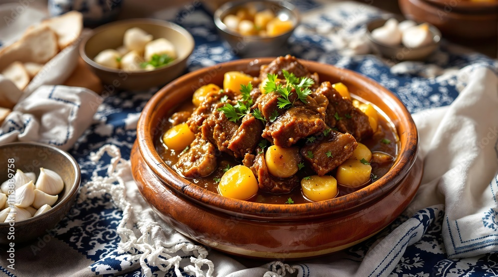 Zhorgom Choponcha Lamb Ribs with Potatoes in Gravy (Kazakhstan Cuisine) Zhorgom Choponcha Lamb Ribs with Potatoes in Gravy (Kazakhstan Cuisine)