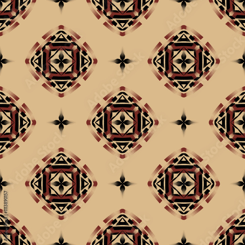 Motif tribal tradition abstract for textile folk wallpaper ethnic illustration boho pattern.