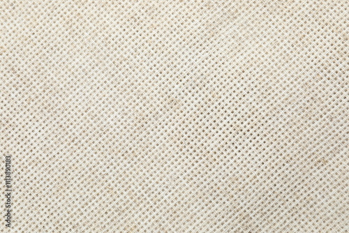 Beige fabric background, close up view