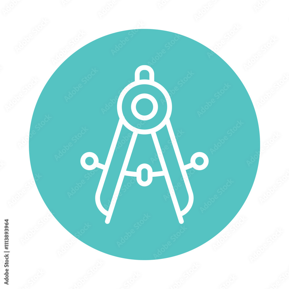 Compass Vector Glyph Cricle Icon.Eps file 10 Compass Vector Glyph Cricle Icon.Eps file 10