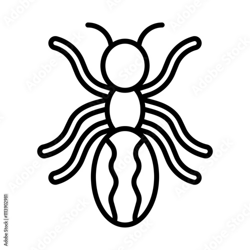 Ant line icon