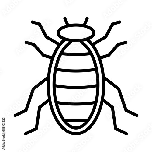 Bed Bug line icon